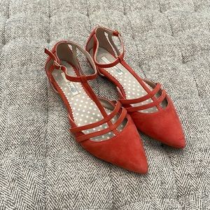 Boden size EU 38 flats in Salmon color